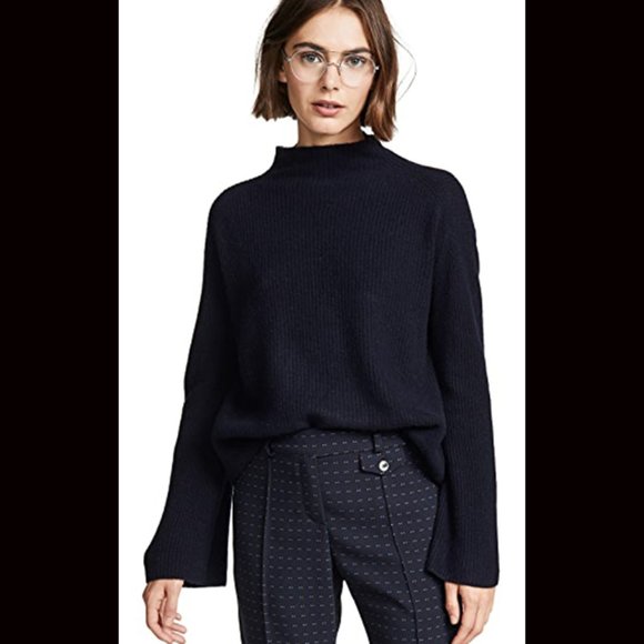 DEMYLEE Sweaters - DEMYLEE Harriet Navy Cashmere Sweater